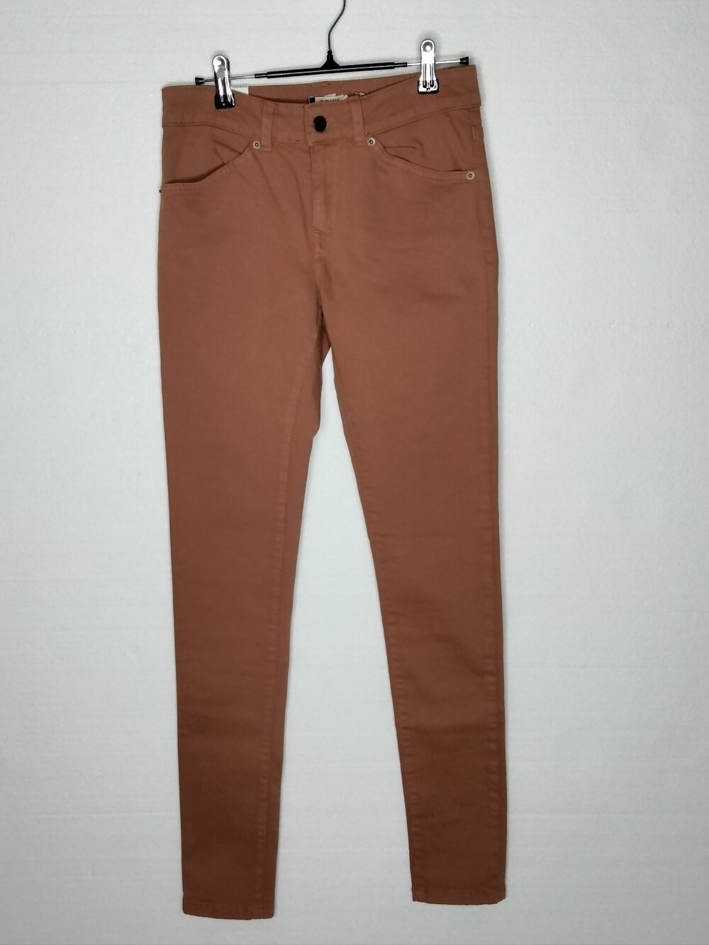 NWT Roxy Stand By You Skinny Jeans Auburn Orange Rust Size 26